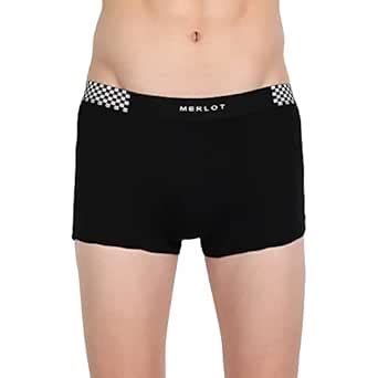 Buy Merlot Men’s Premium Bamboo Cotton Trunks | Breathable Sweat ...