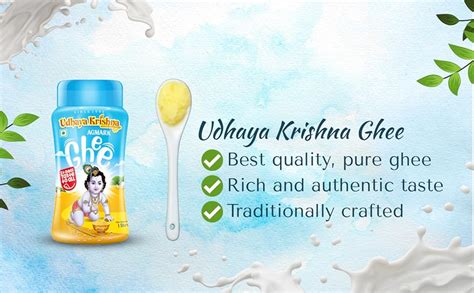 Udhaya Krishna GHEE 1 Litre (Pack of 1) | Authentic and Traditional ...