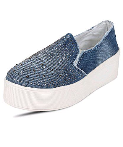 Buy Tanishq Collection - Smart Denim Casual Sneakers for Women and ...