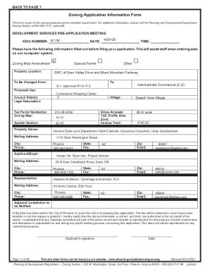 Fillable Online Zoning Application Information Form Fax Email Print ...