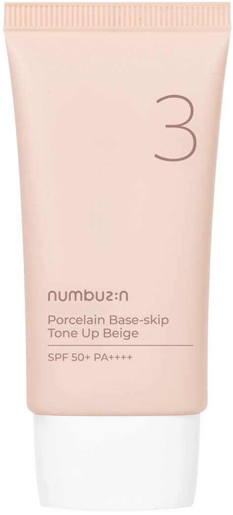 numbuzin No.3 Porcelain Base-skip Tone Up Beige 50 ml | lyko.com