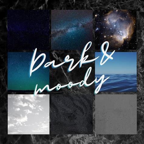 100 Instagram Backgrounds for Posts & Stories - Dark Moody - Etsy