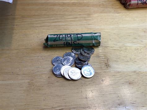 2019 D, 1 Roll Roosevelt Dimes, BU, from Bank Rolls, Free shipping ...