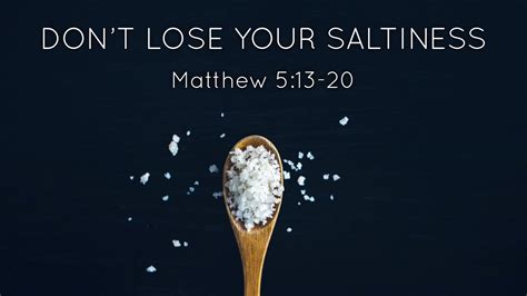 2-5-2023 - Don't Lose Your Saltiness on Vimeo