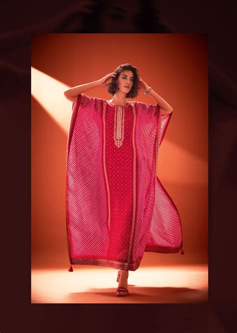 Varsha Pearl Wholesale Kaftan Viscose Woven And Hand Work Cotton Silk ...