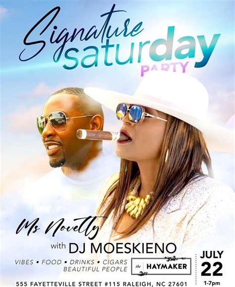 Signature Saturday Day. Party, The Haymaker, Raleigh, July 21 2023 ...