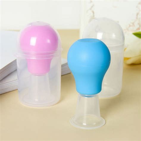 Nipple Corrector,Women Silicone Nipple Enlargement Suction Enlarger Corrector for Breastfeeding ...