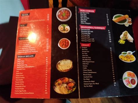 Menu at Samurai Restaurant, Thoothukudi
