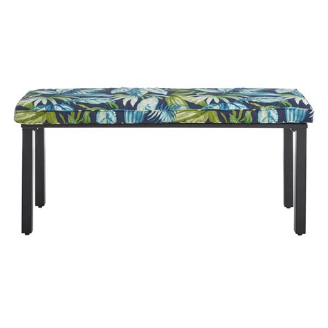 Seneca Navy Blue Outdoor Bench Cushion | At Home