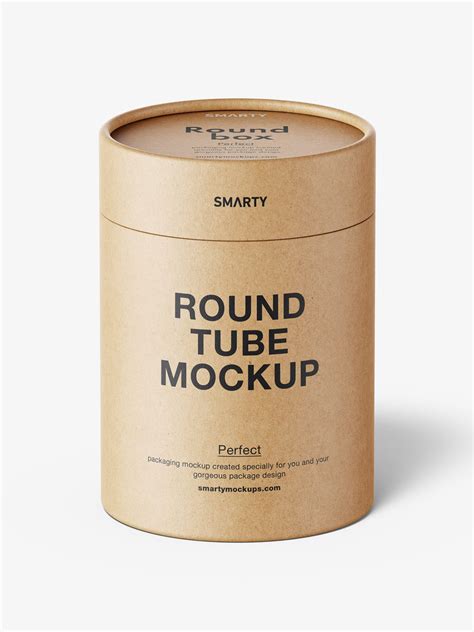 Paper tube mockup / paper / metallic / kraft - Mockups Design