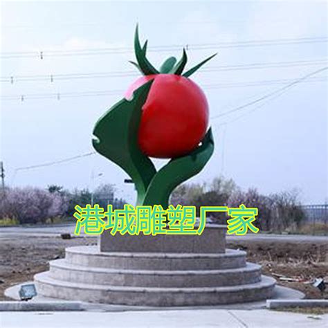 大棚种植基地标志标识玻璃钢圣女果西红柿雕塑定制厂家_深圳港城雕塑-站酷ZCOOL