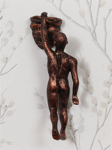 Man Doing Mountain Climbing Decorative Wall Hanging Statue ...
