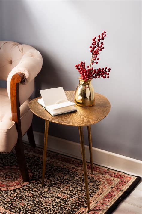 Tripod Antique Finish Table — Home Canvas