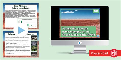 Verken die Grootste Ystermyne In Die Noord-Kaap, Suid-Afrika Powerpoint