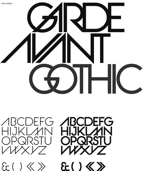 Free Avant Garde Font Fontget Has The Largest Selection Of Avant Garde ...