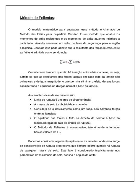 Image result for Fellenius Method. Question