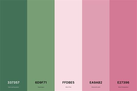 25 best pink color palettes with names and hex codes – Artofit