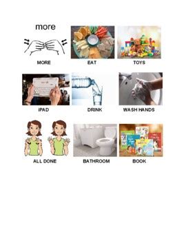 Simple Communication Board Printable 的图像结果