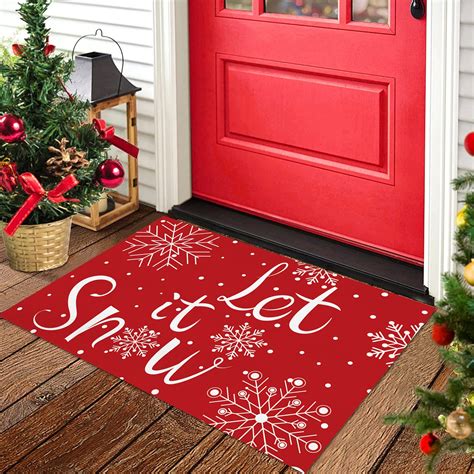 Large Christmas Door Mat