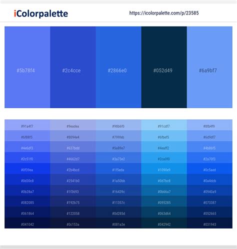 1 Latest Color Schemes with Cerulean Blue And Royal Blue Color tone ...