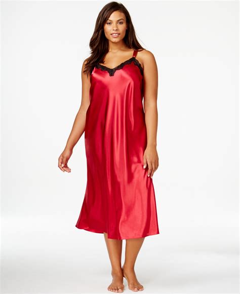 Satin Plus Size Nightgowns at Phillip Dorsey blog