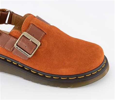 Dr. Martens Jorge II Clogs Rust Tan - Women's Clogs