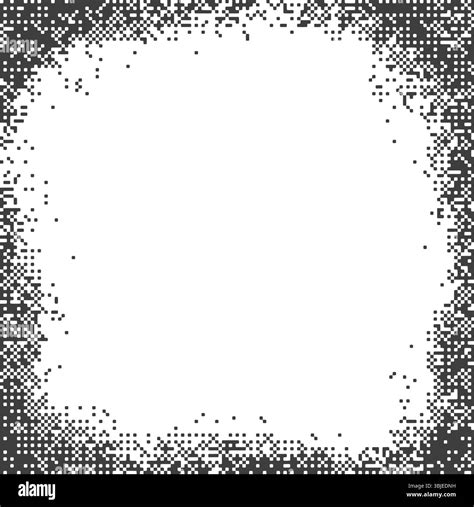 Pixel pattern background. Bitmap textured arcade game gradient frame ...