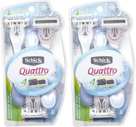 Amazon.com: Schick Hydro Silk Sensitive Women's Disposable Razors, 6ct ...