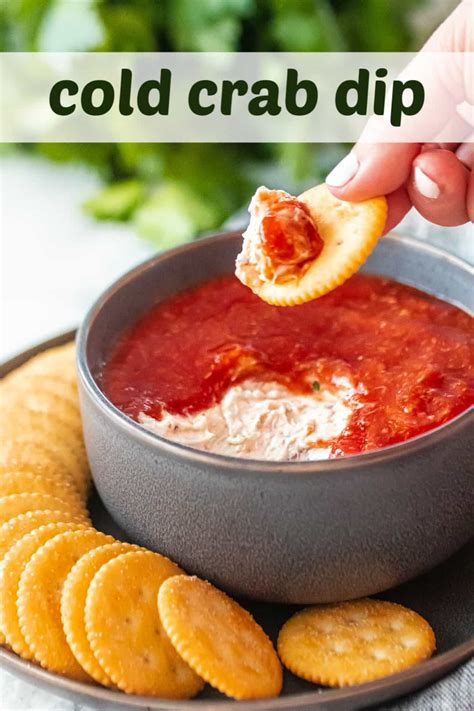Cold Crab Dip: Perfect for a party! -Baking a Moment