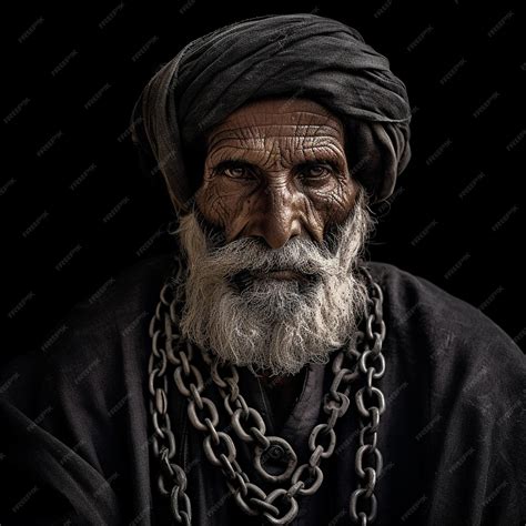 Premium AI Image | Portrait of black human in chains Represetation ...