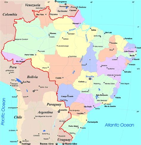 Maps of Brazil | Map Library | Maps of the World