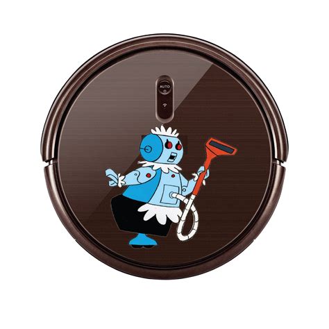 Decal sticker for Robot Vacuum cleaner. Rosie the robot funny sticker