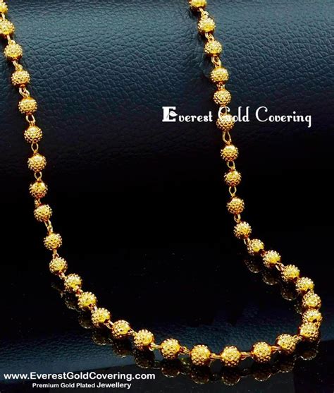 Buy Traditional Daily Use Gold Ball Chain Design for Ladies