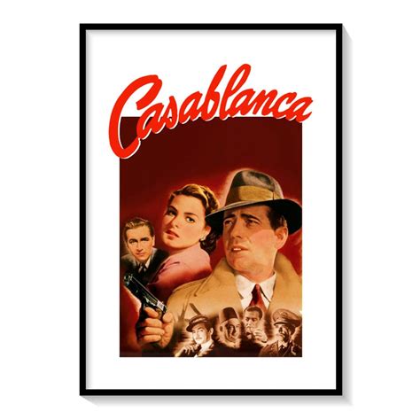 Casablanca Movie Poster: Buy Hollywood & Famous Movie Posters – Dessine Art