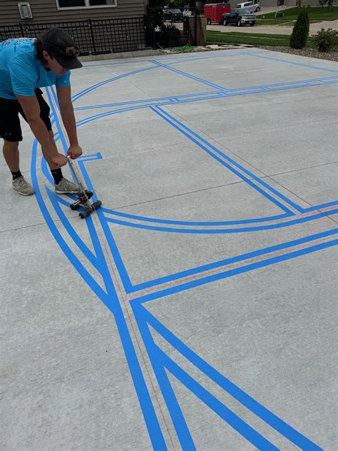 Painted Court Lines - Courts Fore Sports