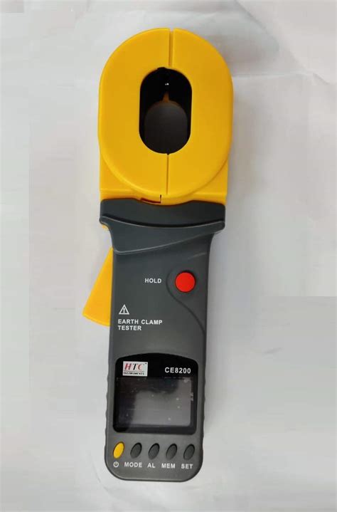 HTC EARTH LEAKAGE TESTER CE-8200 (EARTH CLAMP TESTER) Model: HTC-D2 ...