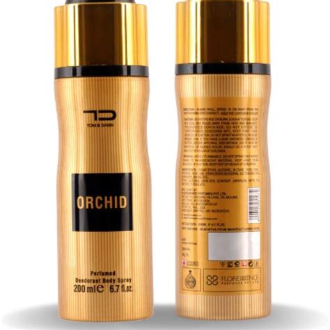 Tom & Darin Orchid Perfumed Deodorant Body Spray