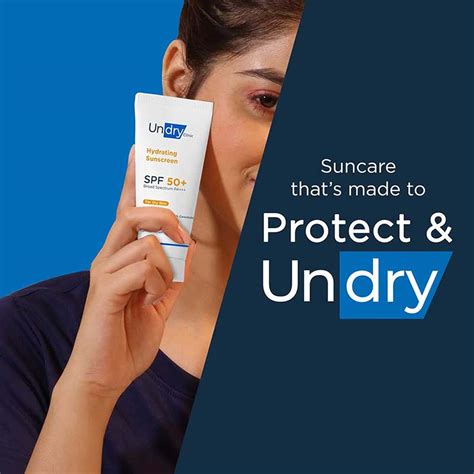 Buy UNDRY HYDRATING SUNSCREEN FOR DRY SKIN SPF 50 (50GM) LIGHTWEIGHT ...