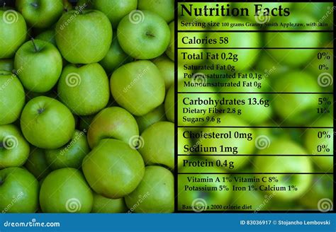 green apple calories