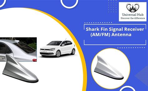 Universal Hub- High Performance Shark Fin Antenna Car FM Radio Signal ...