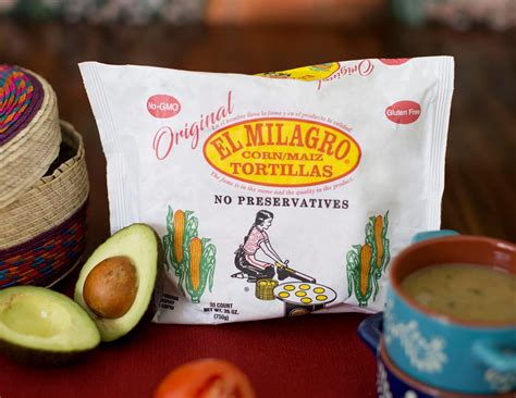 Tortillas El Milagro auténticas tortillas mexicanas de maíz blanco, 120 ...