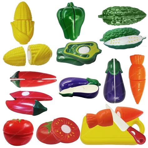 Buy FunBlast Realistic Vegetable Toy for Kids, Kids Toy with Chopping ...