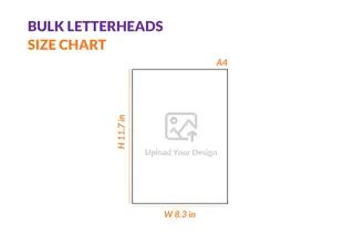 Bulk Letterheads - Custom Printed Business Letterheads | Printo
