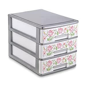 Nayasa Deluxe Tuckins-13 Plastic Storage Drawer - (Blue, 19.5 cm x 27.5 ...