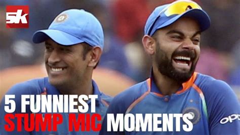5 Most Funniest & Savage Stump Mic Comments in Cricket | MS Dhoni
