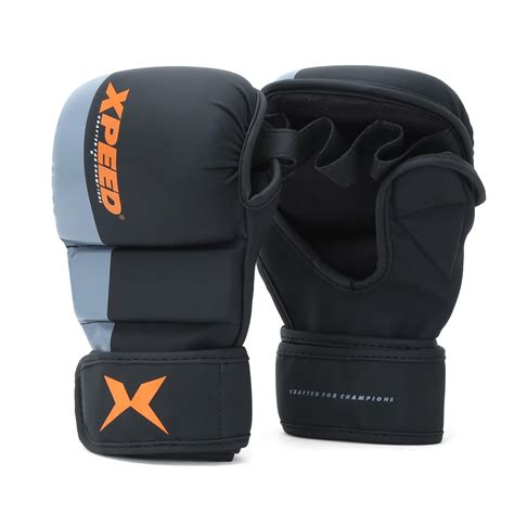 XPEED Striking Grappling Gloves, XP1504 PU Grappling Glove for Martail ...