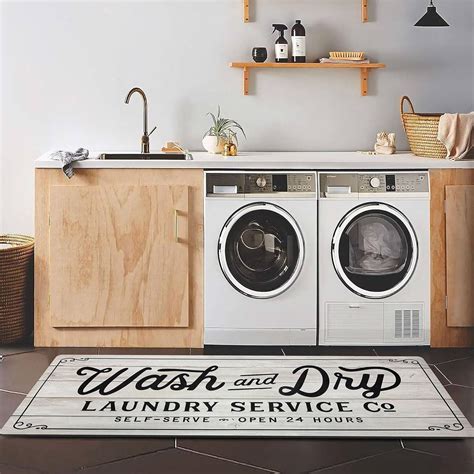Amazon.com: KOZYFLY Laundry Room Rug Runner 24"x60" Non Slip Laundry ...
