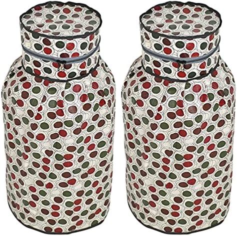 Buy Kuber Industries Dot Printed PVC Lpg Gas Cylinder Cover- Pack of 2 ...