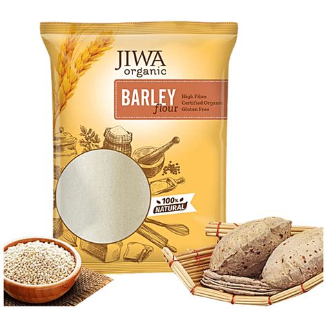 Buy Jiwa Organic Barley Flour - 100% Natural & Gluten Free Online at ...