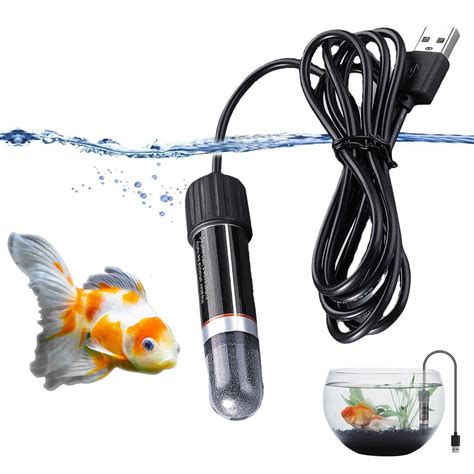 Qpets® Small Fish Tank Heater, 10W Betta Fish Heater, 26°C Stable ...